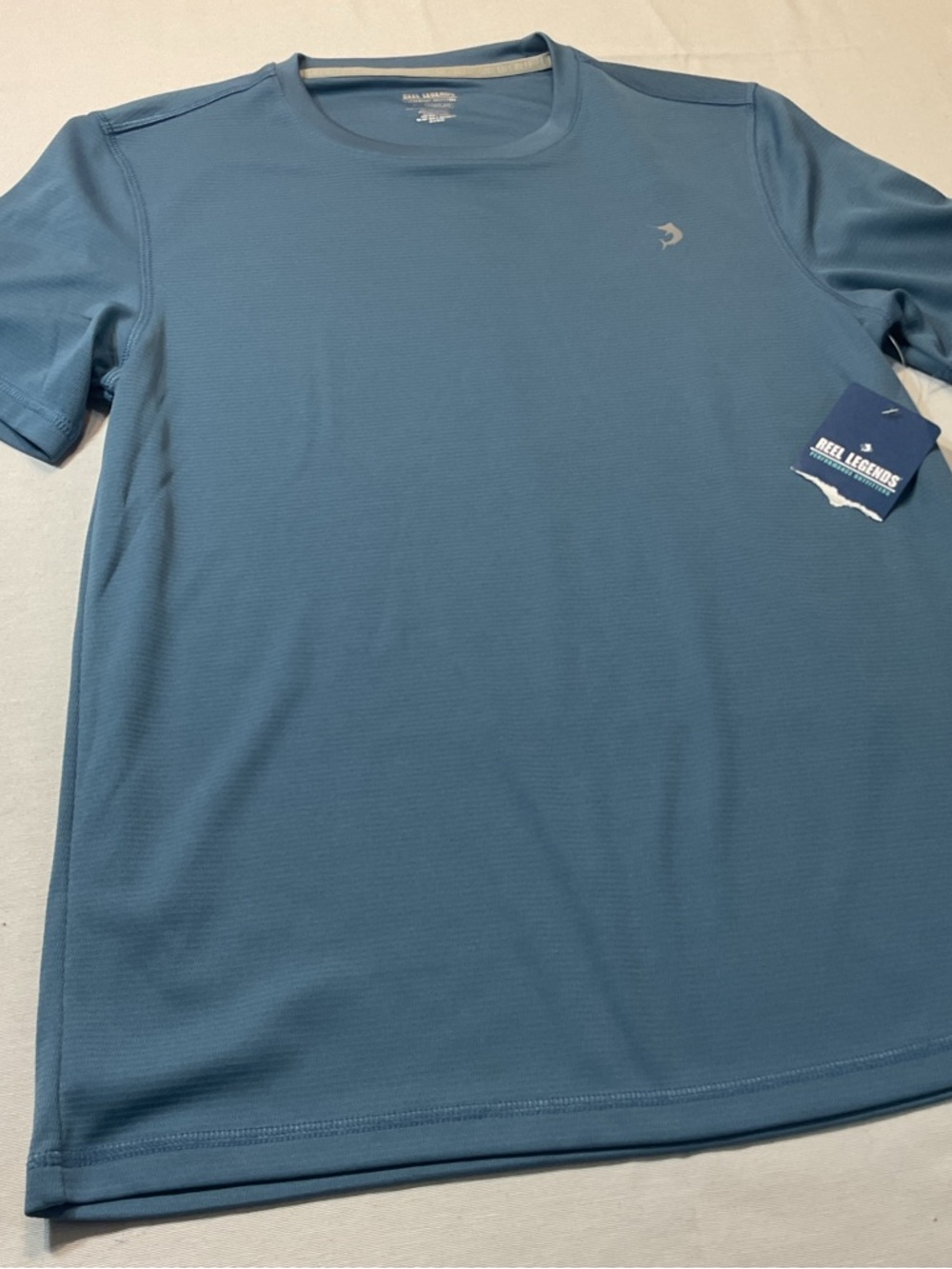 Reel Legends NWT Navy Quick Dry Short Sleeve Shirt Size S Fishing Everyday - Picture 2 of 7